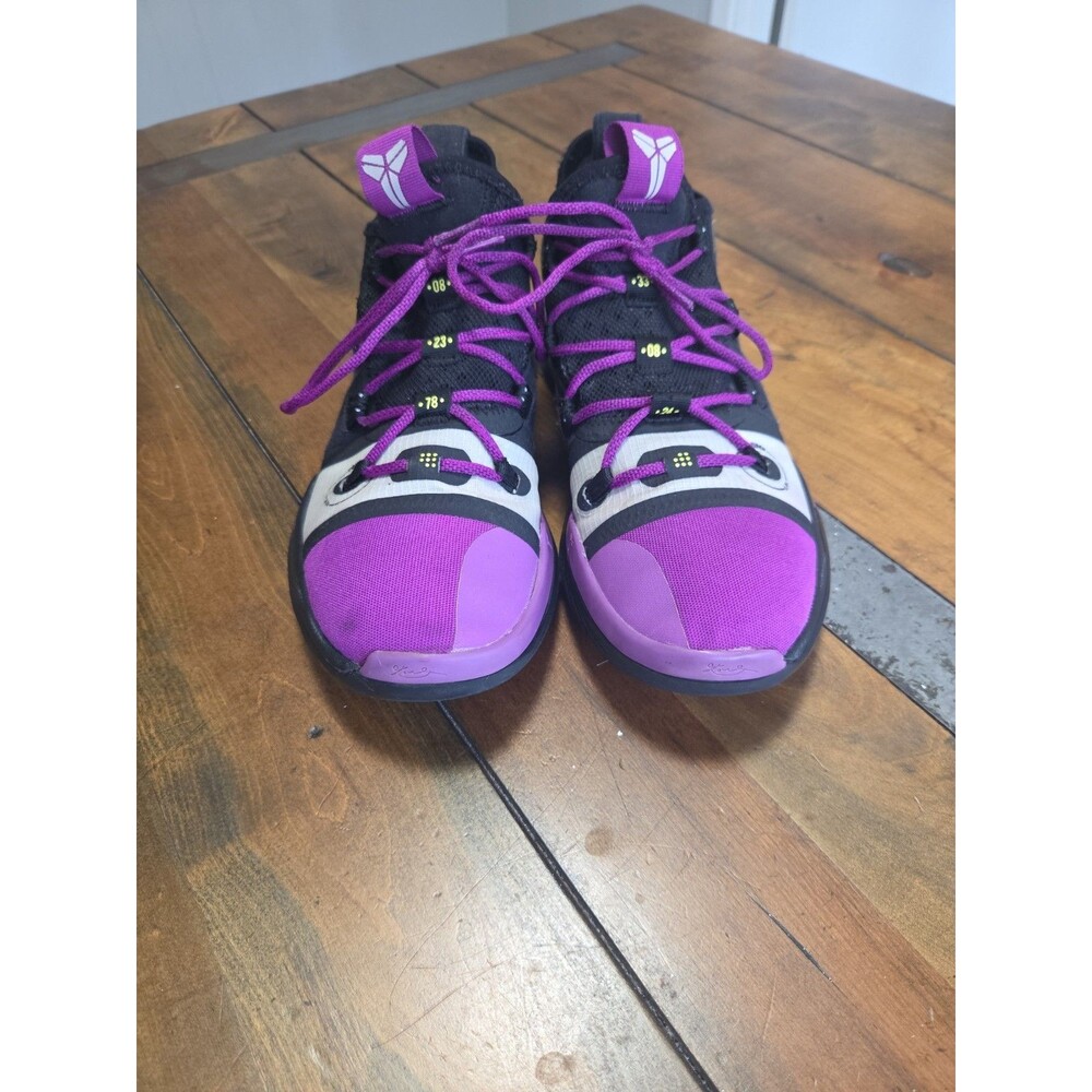 kobe ad 2018 lakers away black purple basketball shoes av3555 002 mens size 8